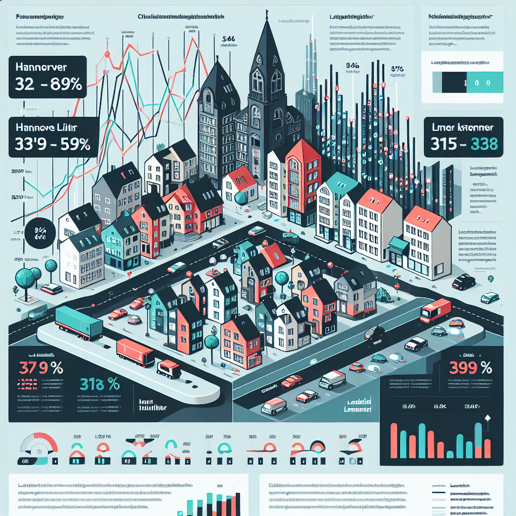 Mietspiegelentwicklung Hannover Limmer vs. andere Städte Niedersachsen